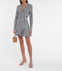 Sherry gingham minidress at Mytheresa